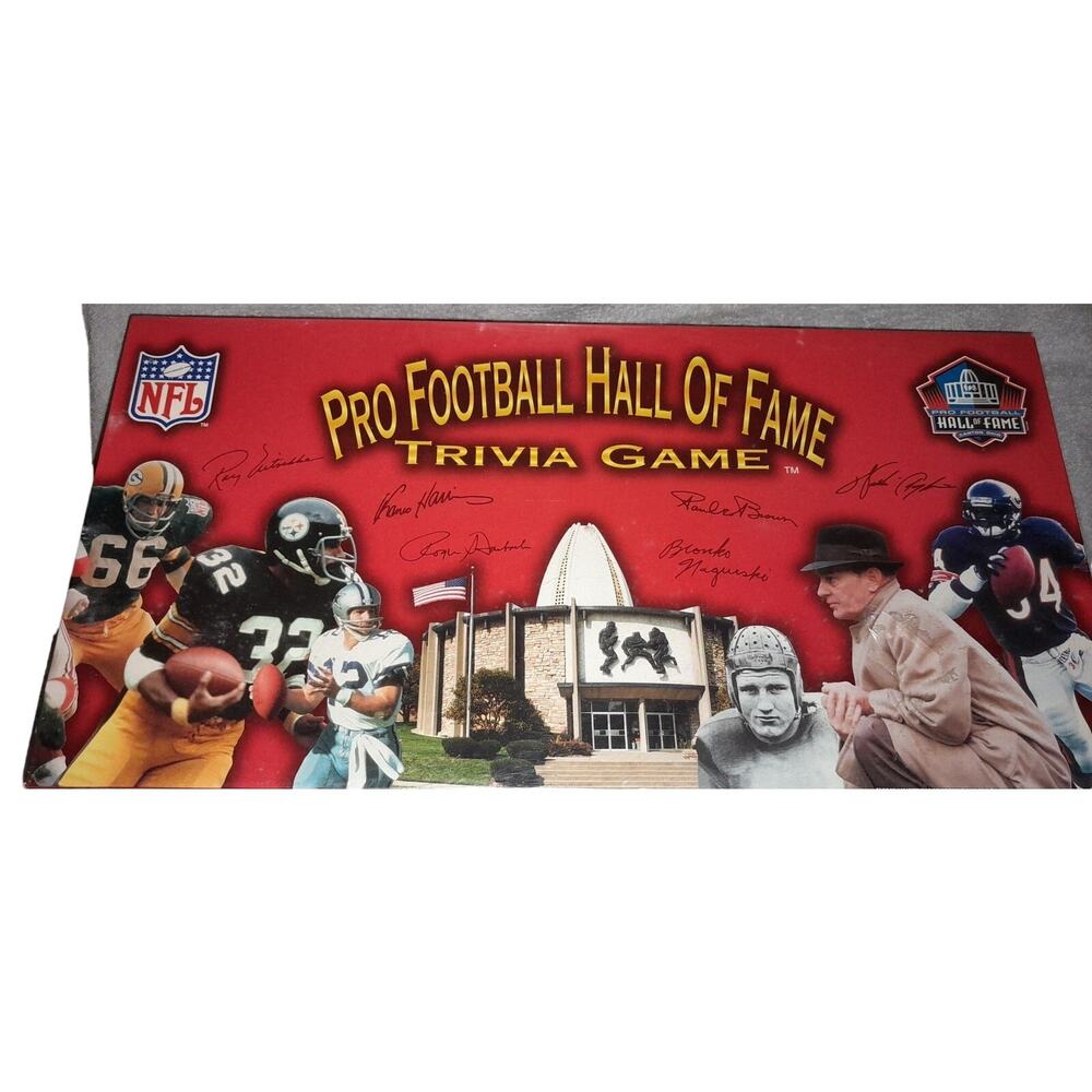 1996- PRO FOOTBALL HALL OF FAME TRIVIA BOARD GAME